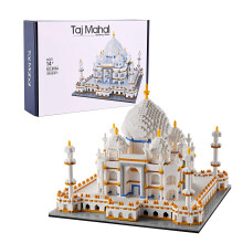 LUKHANG Großes Architektur Taj Mahal Modellbausatz - 3950PCS Mikroblock-Kit | Herausfordernd, ästhetisch ansprechend