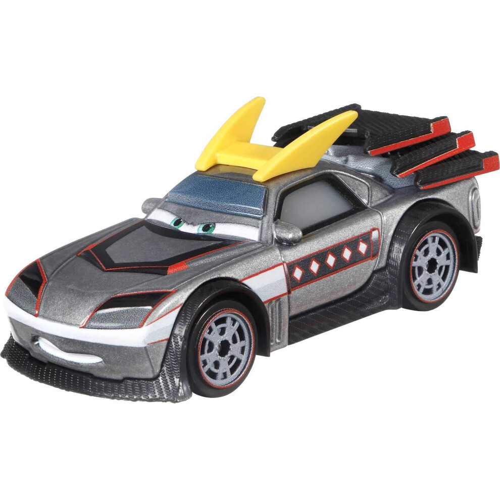 Disney Cars Toys Kabuto, Miniature, Collectible Racecar Automobile Toys Based on Cars Movies, for Kids Age 3 and Older, Multicolor