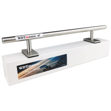 WDTMEEZU Fingerboard Ronde Rail Professionele Prop voor Finger Skateboard Gemaakt van Metaal 10" Lang