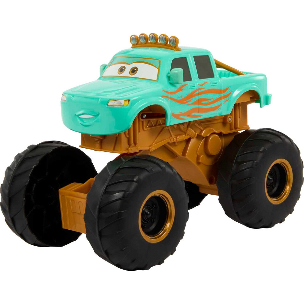 Disney Cars Toys, Cars On The Road Circus Stunt Ivy Vehicle, Jumping Monster Truck Inspired by Disney+ Show Large