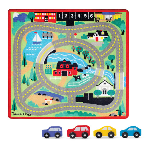 Melissa & Doug Melissa e Doug Round The Town Road Rug (FFP)