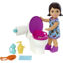 Muñeca Barbie Skipper Babysitters Inc. y Set de Accesorios con Muñeca de Vestido de Mariposa