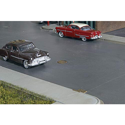 Walthers Cornerstone Series Kit Ho Scale Set Full Set System de rua Asphalt 2