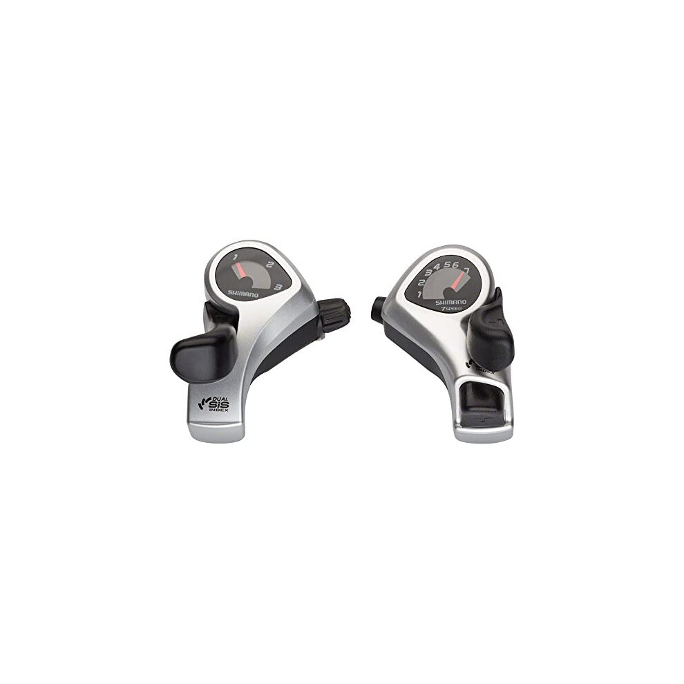 Shimano Tourney, Top Mount Shifter Set, Black