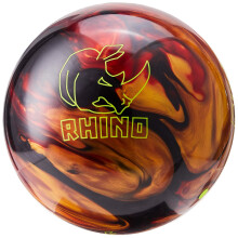 Palla da bowling Brunswick Rhino Rossa/Nera/Oro 12 libbre