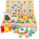 Math Wooden Toy Learning Box For Children 3 4 5 Years Old 1