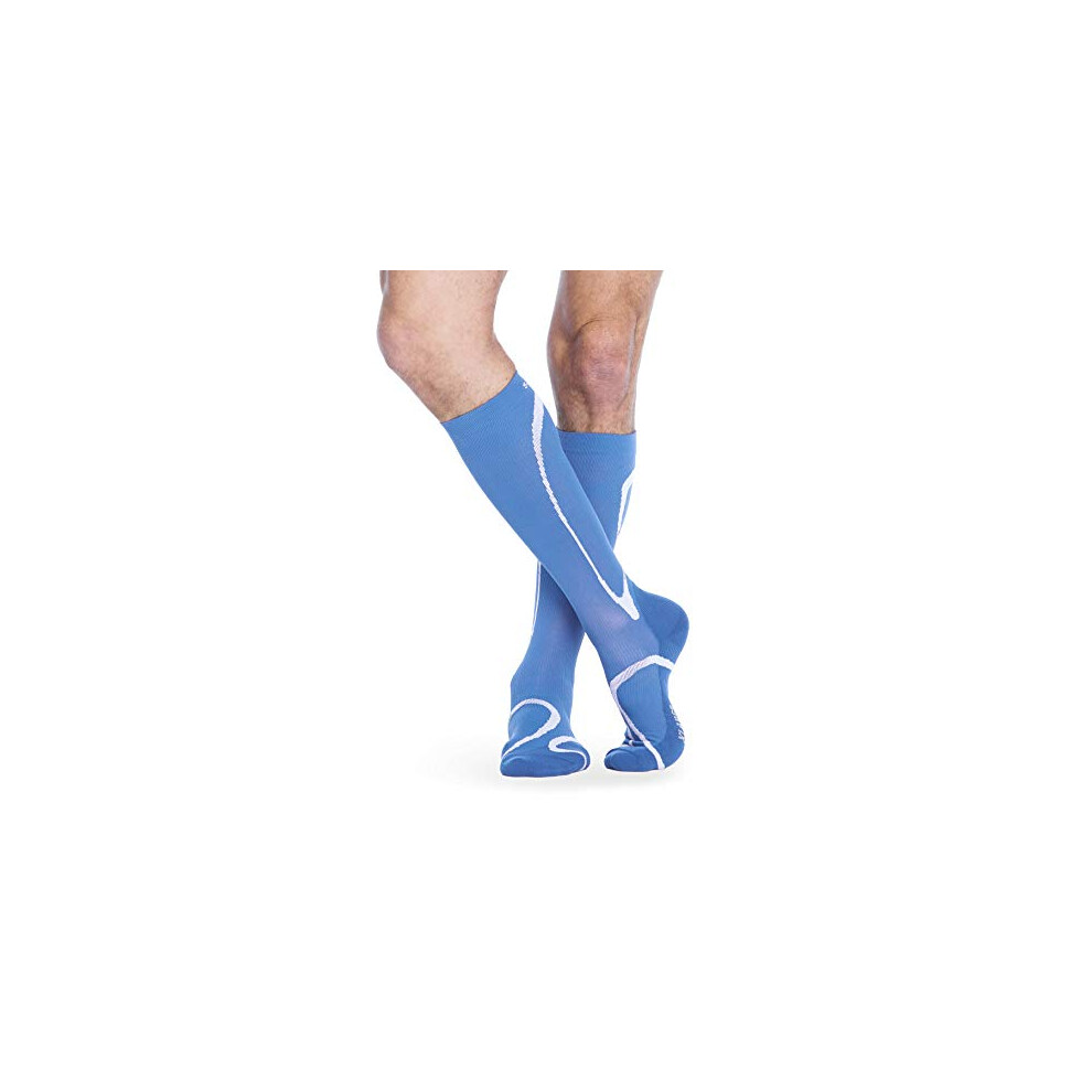 Sigvaris Mens & Womens Motion High Tech Closed Toe Calf High Medical Compression Unisex Socks 20-30Mmhg