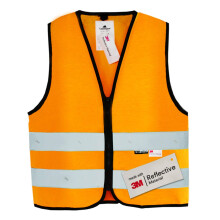 Salzmann 3M kindervest met hoge zichtbaarheid - Reflecterend veiligheidsvest met rits - Gemaakt met 3M reflecterend materiaal