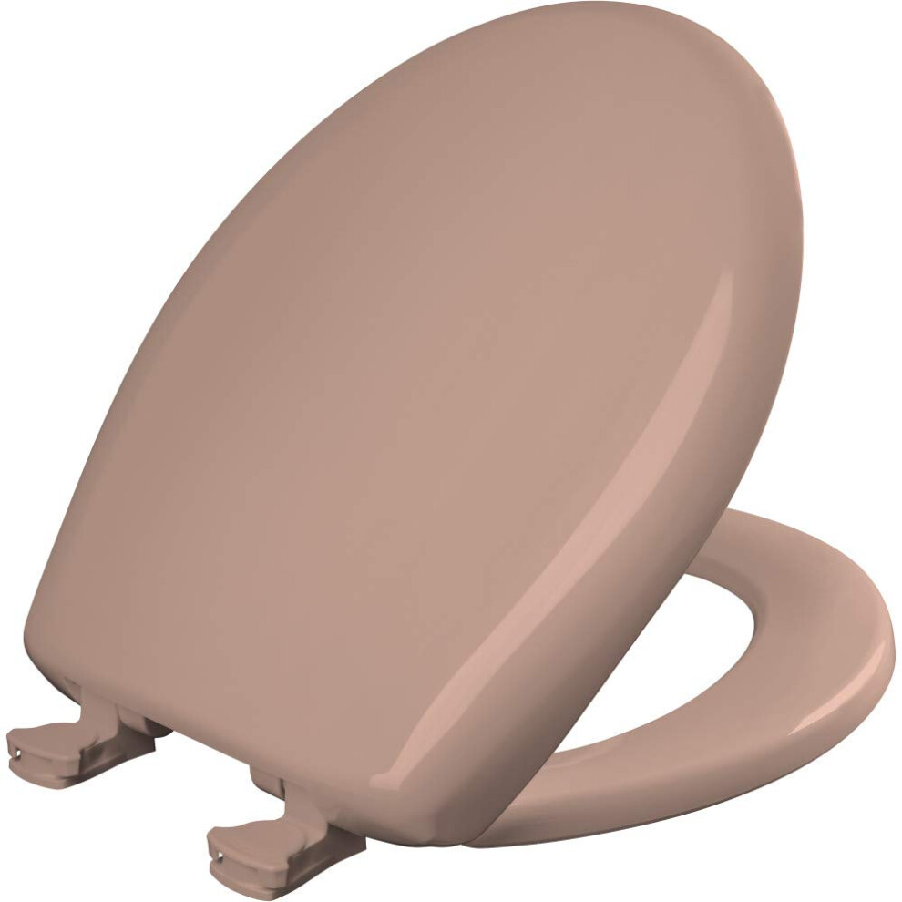 Bemis 200SLOWT 243 Lift-Off Plastic Round Slow-close Toilet Seat, Wild Rose