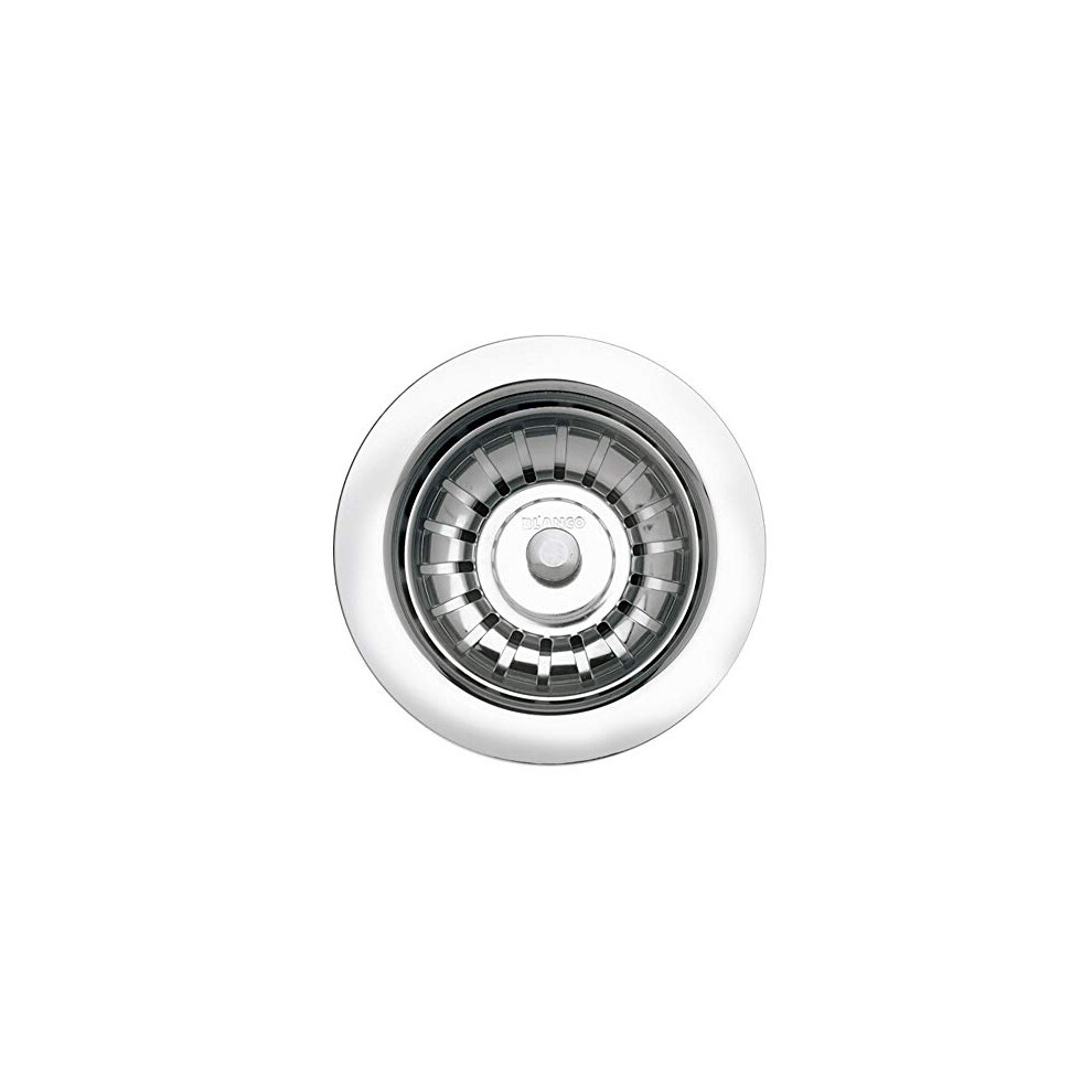 BLANCO, Polished Chrome 440007 Kitchen Drain Basket Strainer, 3.5"