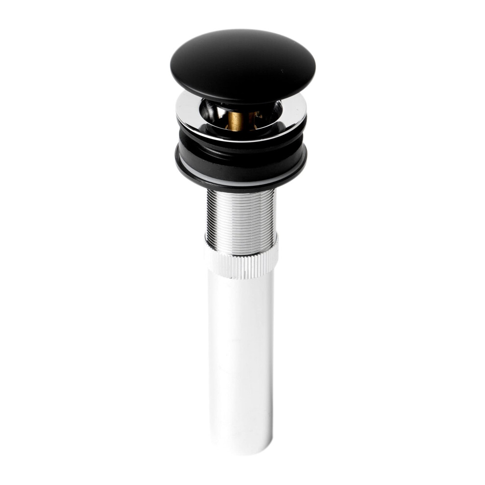 Photos - Bathroom Sink Alfi brand AB9055-BM Drain, Black Matte