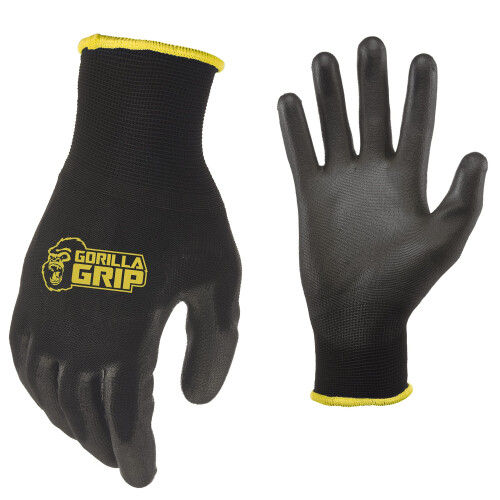 Gorilla Grip Handskar, Max Grip, All Purpose, Halkfria, Nylon, Medium, 25 Par
