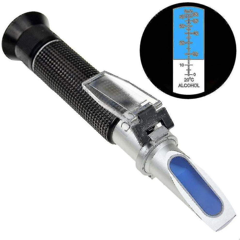 Alcohol Refractometer - Accurate Measurement of Distillery Alcohol Content (0-80% V/V)