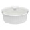 CorningWare Γαλλικό Λευκό 1.5-Λιτρό Στρογγυλό Ταψί με Γυάλινο Καπάκι 1