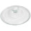 Corningware Γαλλικό Λευκό 2.5 Quart Στρογγυλό Σκεύος με Γυάλινο Καπάκι 2