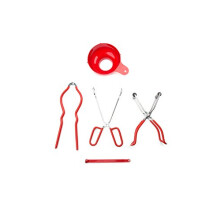 Fox Run Home Canning Tool Set Red 3.5 x 11 x 6 inches 5-Piece