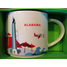 Starbucks ALABAMA You Are Here collection cup mug