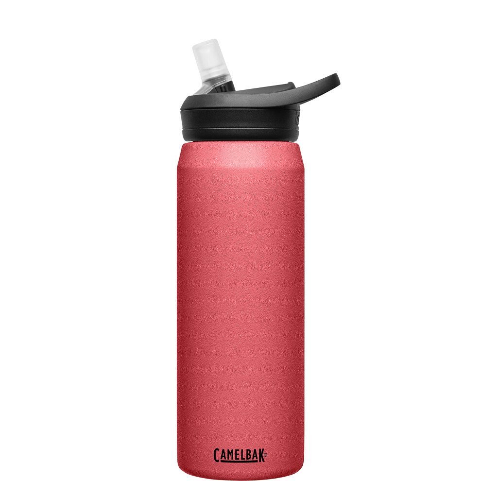 CamelBak Eddy+ Water Bottle with Straw 25 oz - Insulated Stainless Steel, Wild Strawberry