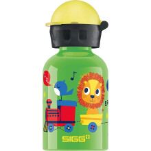 SIGG - Borraccia per bambini - Jungle Train - Anti-perdita - Leggera - Senza BPA - Alluminio - 10 Oz