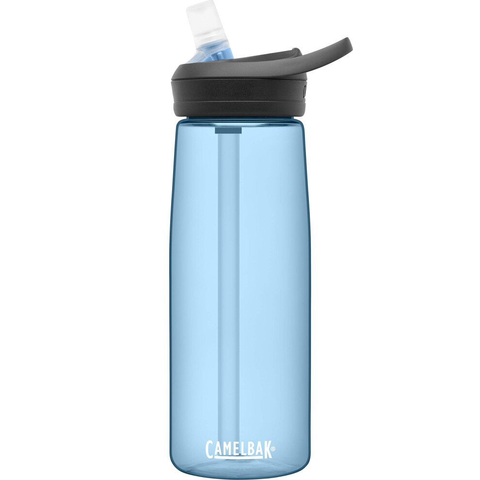 camelBak eddy+ Water Bottle with Tritan Renew - Straw Top 25oz, True Blue