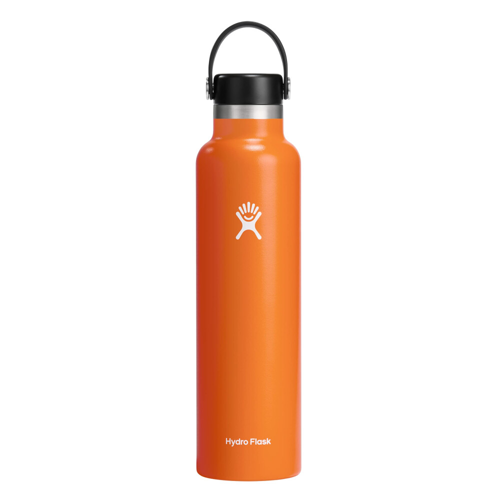 Hydro Flask 24 oz Standard Mouth with Flex cap Stainless Steel Reusable Water Bottle Mesa -AVacuum Insulated, Dishwasher Safe, BPA-Free, Non-Toxic