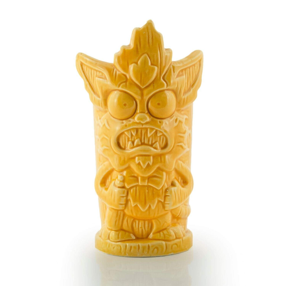 Geeki Tikis Rick & Morty Squanchy Mug | Official Rick & Morty Tiki Style Ceramic Mug | Holds 13 Ounces