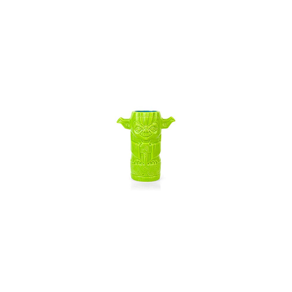 Geeki Tikis Star Wars Master Yoda Mug | Official Star Wars Collectible Tiki Style Ceramic Cup | Holds 12 Ounces
