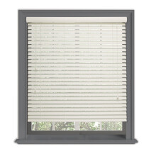 (115 cm Width x 160 cm Drop, White) Lister Cartwright 50mm Fauxwood Venetian Roller Blinds Windows Blind Easy Fit Child Safety Included