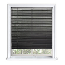 (117 cm Width x 160 cm Drop) Lister Cartwright 25mm PVC Venetian Roller Blinds Windows Blind Easy Fit Child Safety Included