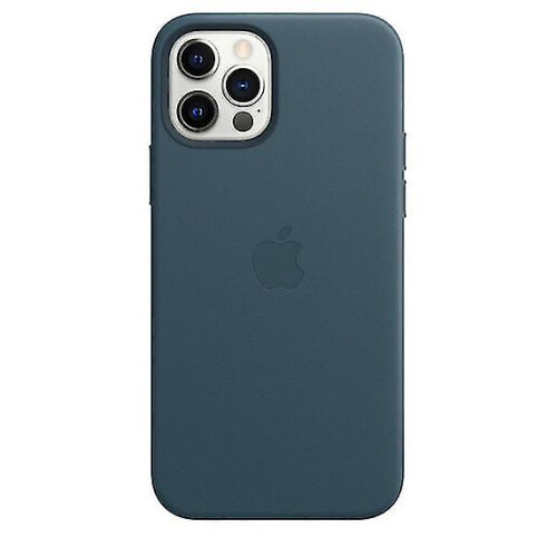 (Baltic Blue) Leather Phone Case For Iphone 12/12 Pro Leather Case With Magsafe 1