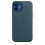 (Baltic Blue) Leather Phone Case For Iphone 12/12 Pro Leather Case With Magsafe 1
