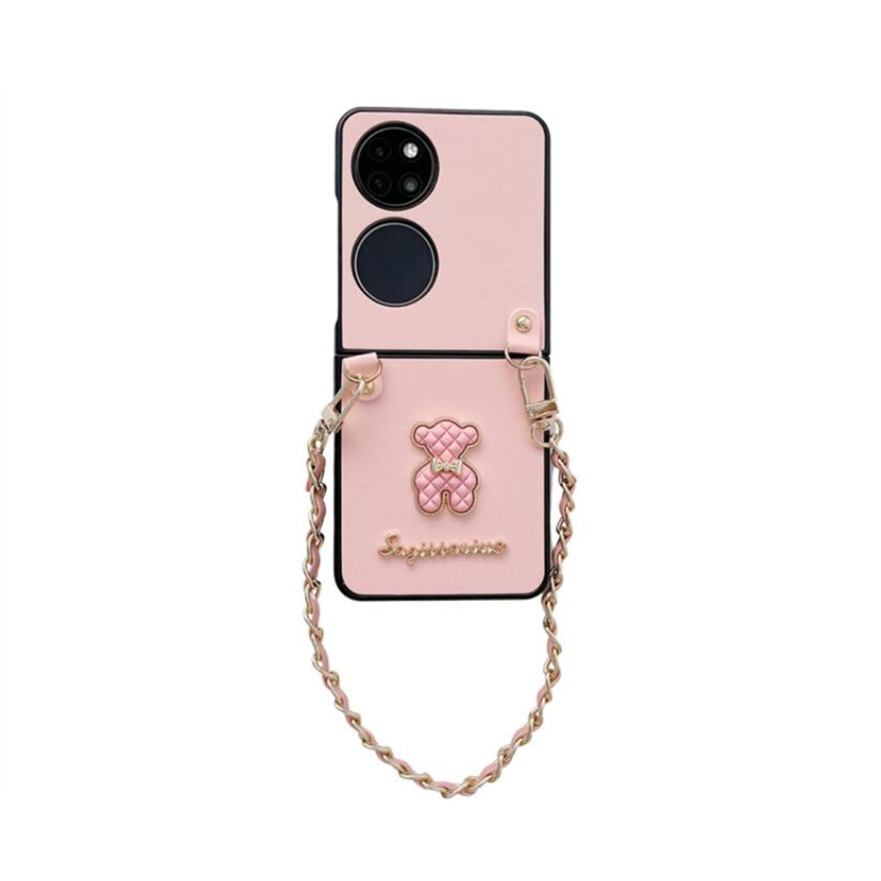07 Cartoon Hand Rope Phone Case Protective Case Suitable For Huawei P50pocket 766262025358