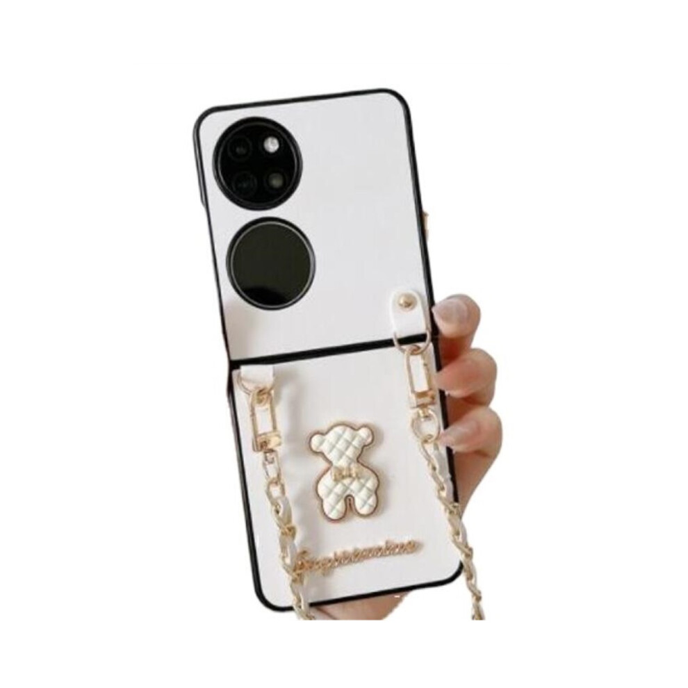09 Cartoon Hand Rope Phone Case Protective Case Suitable For Huawei P50pocket 766262025396