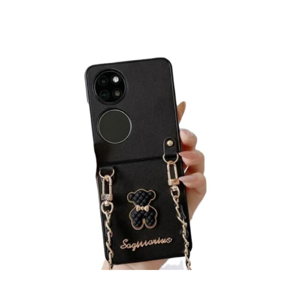 010 Cartoon Hand Rope Phone Case Protective Case Suitable For Huawei P50pocket 766262025419