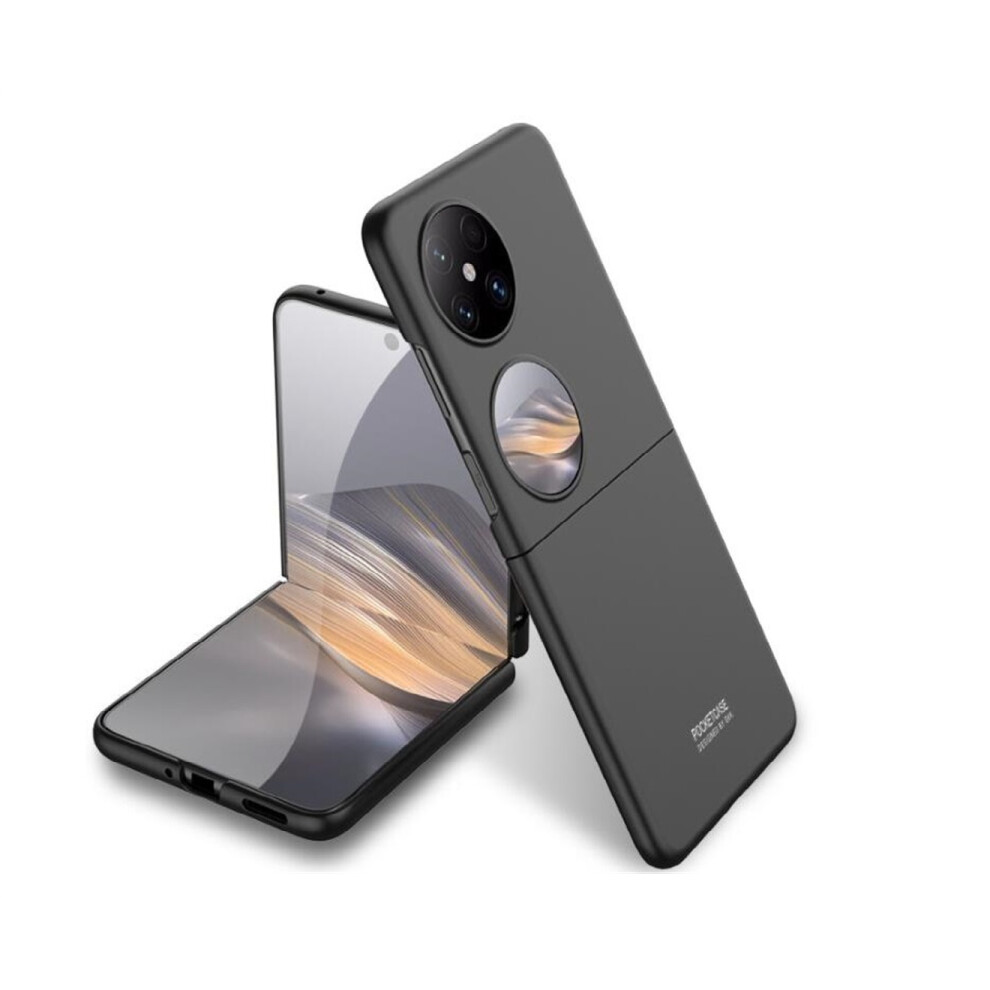 059 Solid Color Phone Case Folding Hard Case Suitable For Huawei Pocket2 766262026331