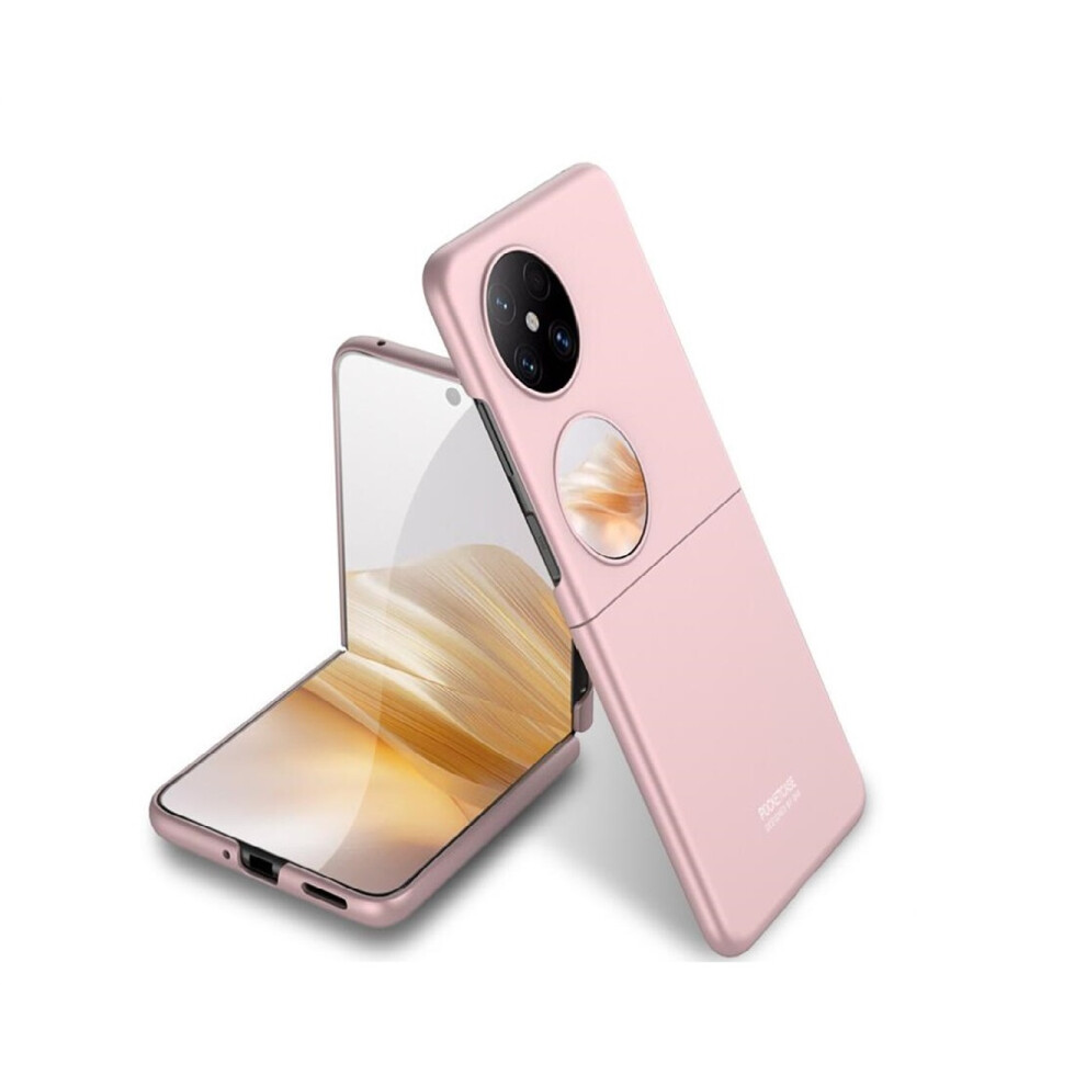 060 Solid Color Phone Case Folding Hard Case Suitable For Huawei Pocket2 766262026348