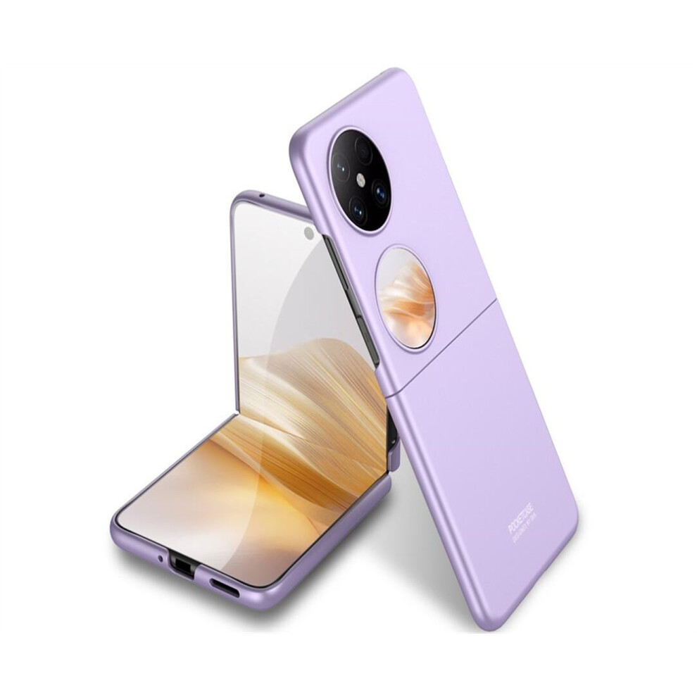 062 Solid Color Phone Case Folding Hard Case Suitable For Huawei Pocket2 766262026362