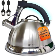 Whistling Kettle for Gas or Induction Stove Top 3L Stainless Steel iCool Handle
