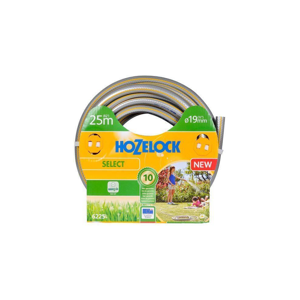 Hozelock 25 Meter Select Garden Hose 19 mm Diameter 4 Layer Tricoflex Hose