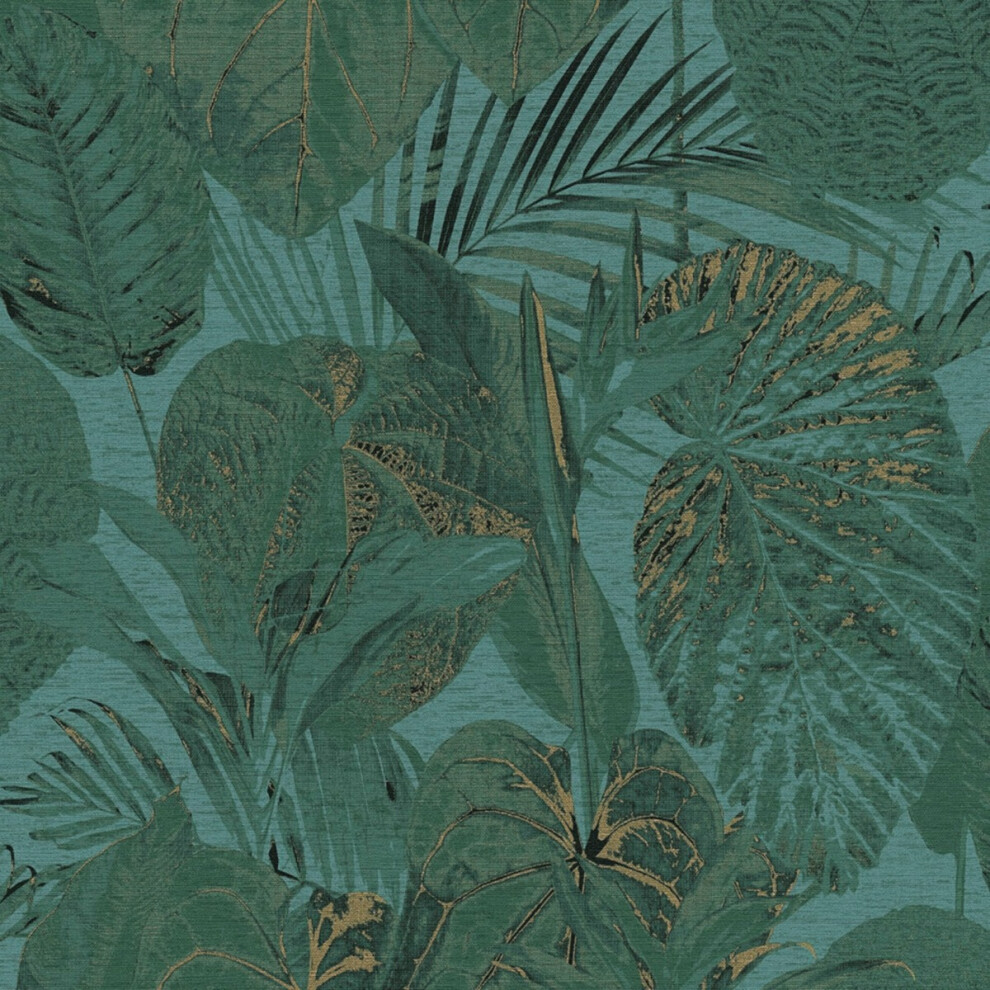 Famous Garden Tropical Leaves Vinyl Wallpaper As Creation 4051315608289