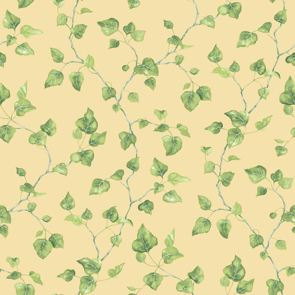 (Yellow Green) Just Kitchens Just Ivy Wallpaper Galerie 5055430054302