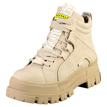 Buffalo Aspha Nc Mid Vegan Womens Platform Boots in Beige - 8 UK