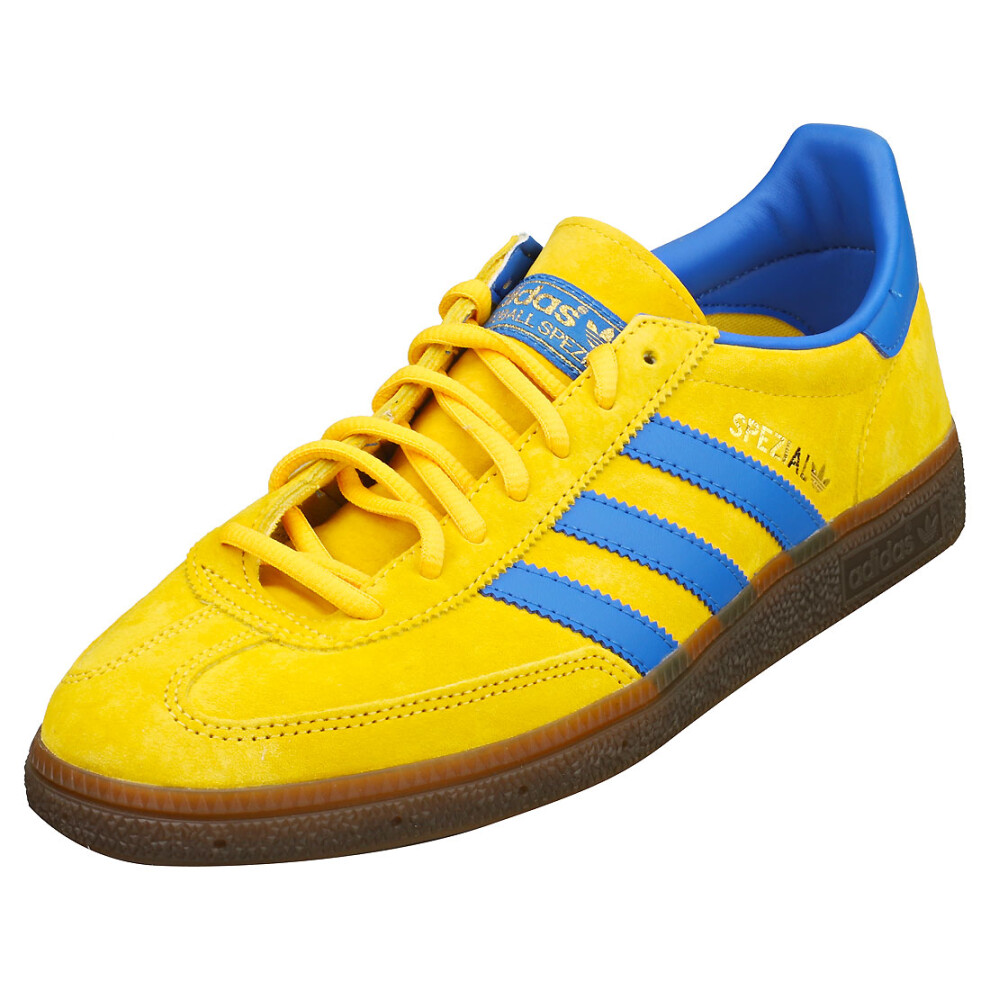 (11.5) adidas Handball Spezial Mens Casual Trainers in Yellow Blue