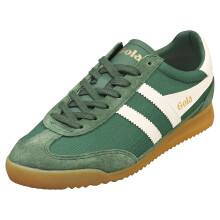 (8) Gola Tornado Mens Casual Trainers in Green Off White