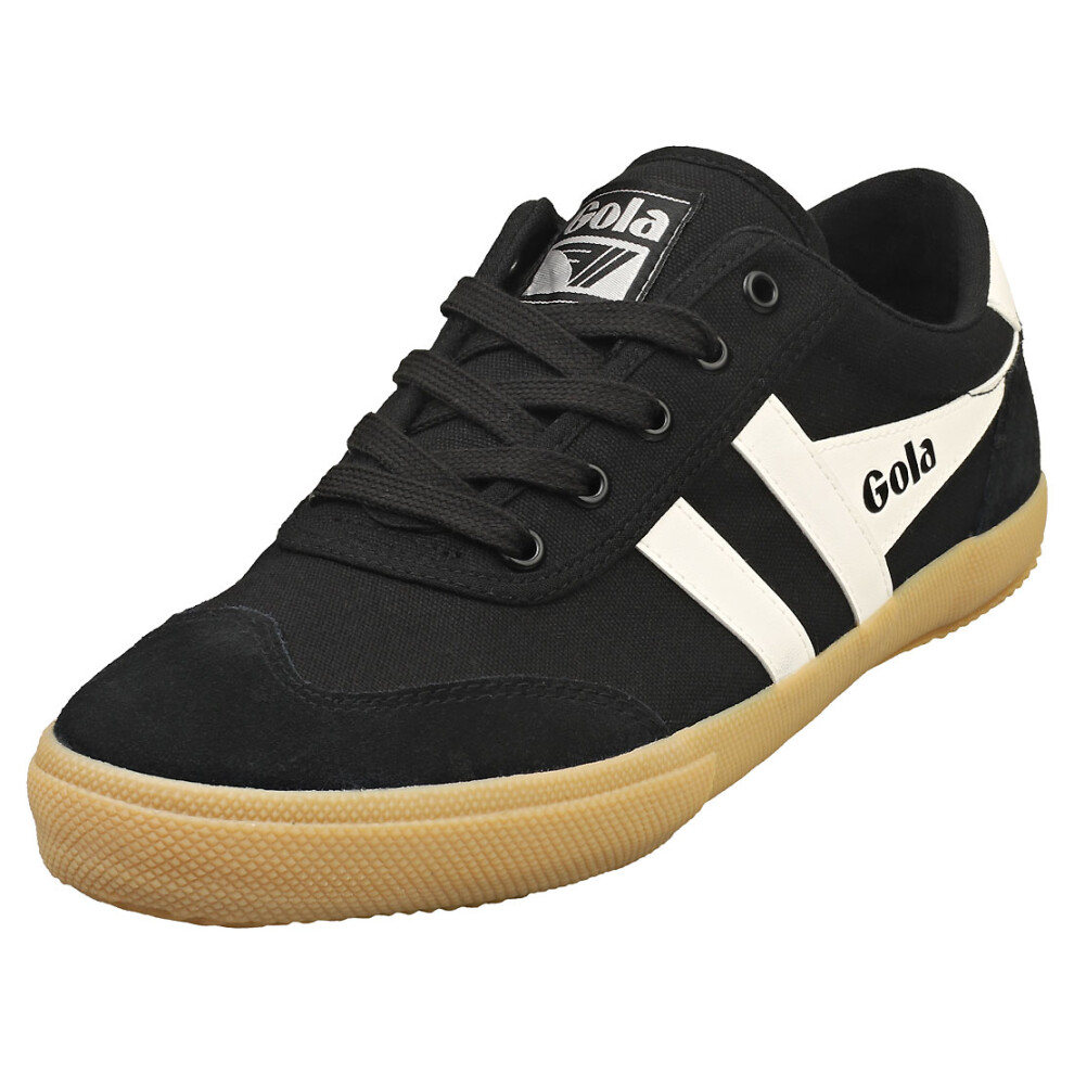 (9) Gola Badminton Mens Casual Trainers in Black White