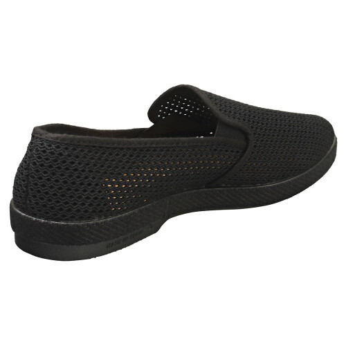 (41) Rivieras Herren - Classic Filet Espadrillenschuhe in Schwarz 1