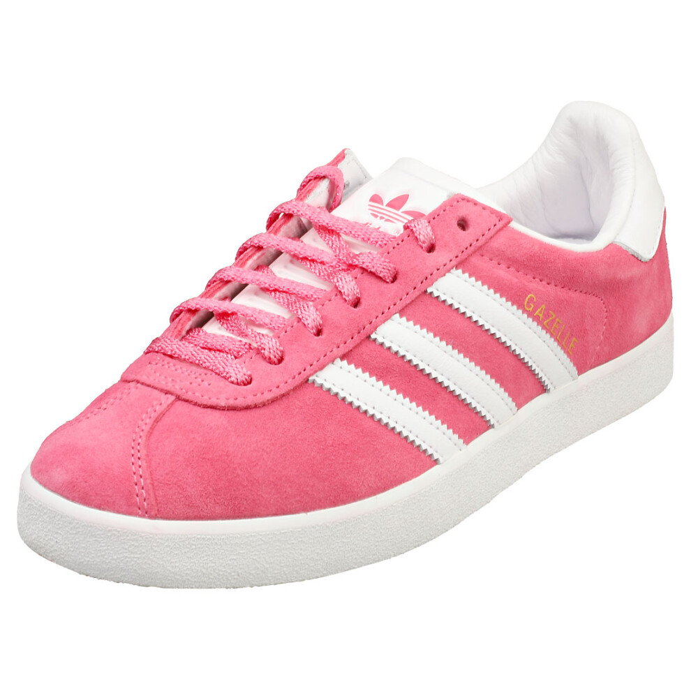 (4) adidas Gazelle 85 Mens Fashion Trainers in Pink White