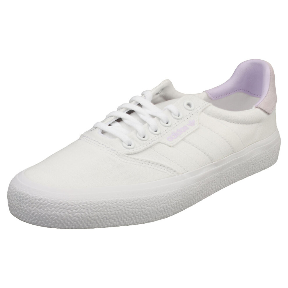 (8.5) adidas 3mc Unisex Casual Trainers in White Pink