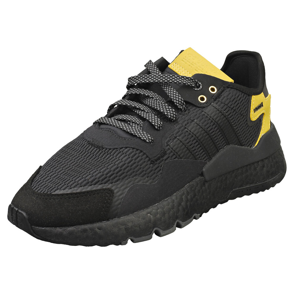 (8.5) adidas Nite Jogger Mens Casual Trainers in Black Gold