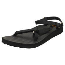 (4) Teva Original Universal Slim Womens Walking Sandals in Black